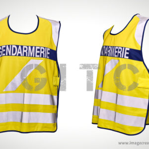 GILET FLUO GENDARMERIE