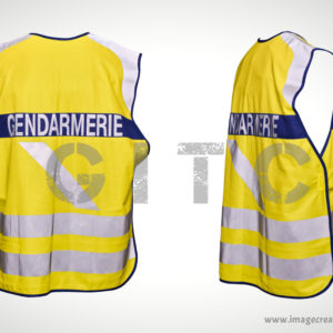 GILET FLUO GENDARMERIE