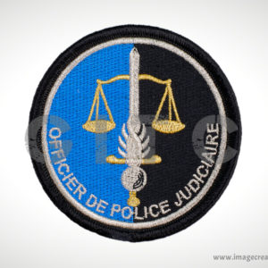 ECUSSON ROND OPJ GENDARMERIE NATIONALE