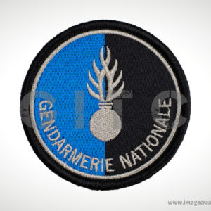 VELCRO ROND GENDARMERIE NATIONALE