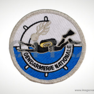 ECUSSON PLONGEUR GENDARMERIE