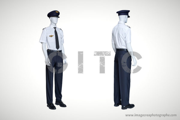 Costumes de pilote de ligne pour le cinéma / Chef de cabine