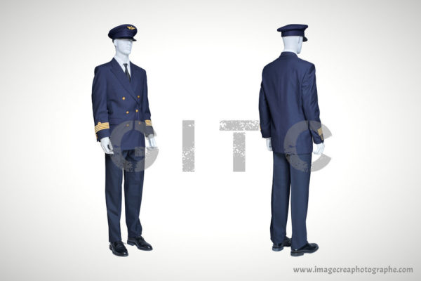 Costumes de pilote de ligne pour le cinéma / Commandant de bord