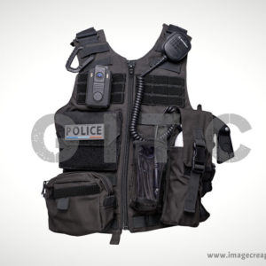 GILET PARE BALLE TACTIQUE ADMINISTRATIF COMPLET 2024